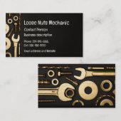 Monteur, Ingenieur, Fix-it Handyman Visitekaartje (Voorkant / Achterkant)