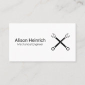 monteur | ingenieur | garagebedrijf | moersleutels visitekaartje (Voorkant)