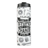 Monteur kan domme lading niet repareren thermosbeker (Voorkant)