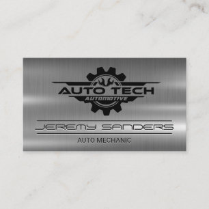 monteur Kleur Auto Tech Automotive Visitekaartje
