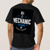 👨🔧 Monteur Team Auto Reparatie Winkel 👨🔧 T-shirt (Achterkant)