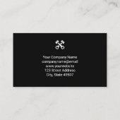 monteur | Turbo-pictogram | zuigers Visitekaartje (Achterkant)