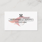 monteur | Turbo-pictogram | zuigers Visitekaartje (Voorkant)