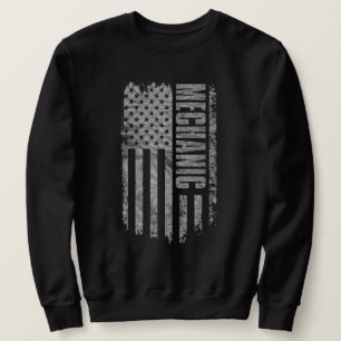 Monteur USA Vlag Vervallen ontwerp Trui