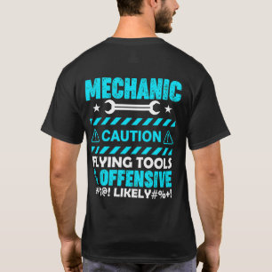 Monteur Waarschuwing....Grappig T-shirt
