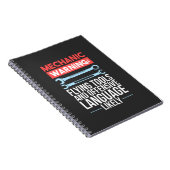 Monteur - Waarschuwing Notitieboek (Rechterzijde)