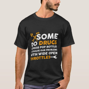 Monteur We lossen het probleem op met wijd open ga T-shirt