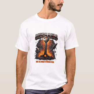 Monteur We Repareren Wat Anderen Vrezen Episch T-s T-shirt