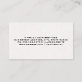 Monteur werkt aan de motor | Automatisch gestrooml Visitekaartje (Achterkant)