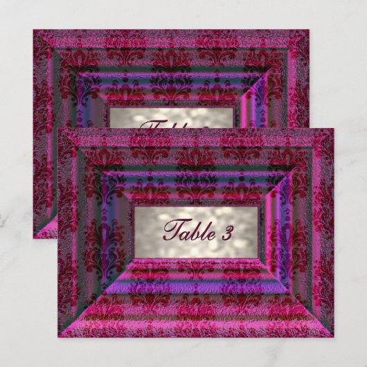 Monteuxe-tabelnummer Kaart (Voorkant / Achterkant)