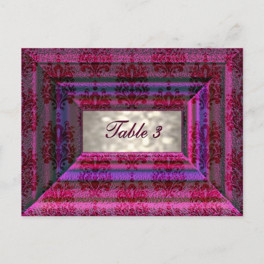 Monteuxe-tabelnummer Kaart (Voorkant)