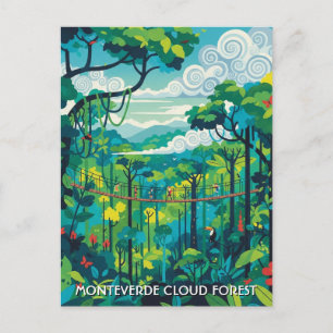 Monteverde Cloud Forest Costa Rica Briefkaart