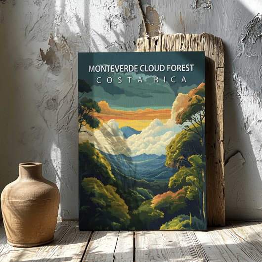 Monteverde Cloud Forest Costa Rica Canvasprint Canvas Afdruk