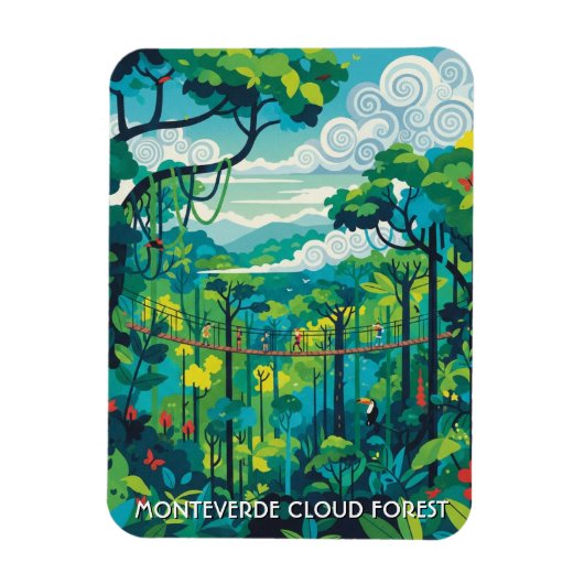 Monteverde Cloud Forest Costa Rica Magneet (Verticaal)