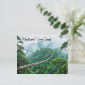 Monteverde Cloud Forest Costa Rica Reizen Briefkaart (Staand voorkant)
