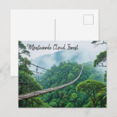 Monteverde Cloud Forest Costa Rica Reizen Briefkaart (Voorkant / Achterkant)