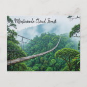 Monteverde Cloud Forest Costa Rica Reizen Briefkaart (Voorkant)