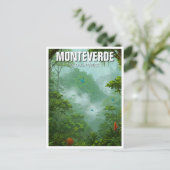 Monteverde Cloud Forest Costa Rica Reizen Briefkaart (Staand voorkant)