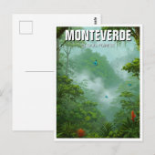 Monteverde Cloud Forest Costa Rica Reizen Briefkaart (Voorkant / Achterkant)