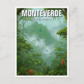 Monteverde Cloud Forest Costa Rica Reizen Briefkaart (Voorkant)