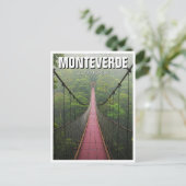 Monteverde Cloud Forest Costa Rica Reizen Briefkaart (Staand voorkant)