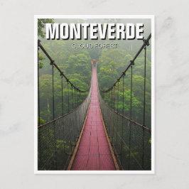Monteverde Cloud Forest Costa Rica Reizen Briefkaart