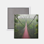 Monteverde Cloud Forest Costa Rica Reizen Magneet (Voorkant / Achterkant)