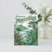 Monteverde Cloud Forest Reserve Costa Rica Briefkaart (Staand voorkant)