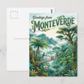 Monteverde Cloud Forest Reserve Costa Rica Briefkaart (Voorkant / Achterkant)