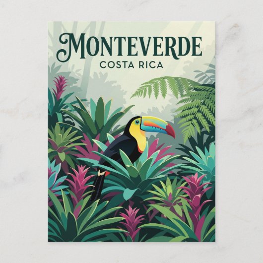 Monteverde Nevelwoud Costa Rica Briefkaart (Voorkant)