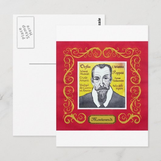 Monteverdi Briefkaart (Voorkant / Achterkant)