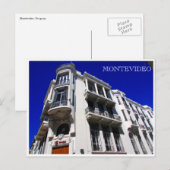 montevideo architectuur briefkaart (Voorkant / Achterkant)