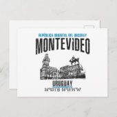 Montevideo Briefkaart (Voorkant / Achterkant)