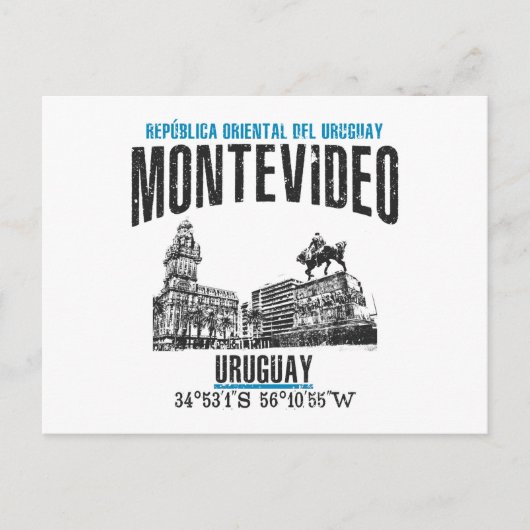 Montevideo Briefkaart (Voorkant)
