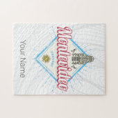 Montevideo City Uruguay Palacio Salvo Souvenir Legpuzzel (Horizontaal)