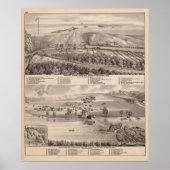 Montevideo, graniet-Herfsten, Minnesota Poster (Voorkant)