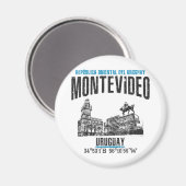 Montevideo Magneet (Voorkant / Achterkant)