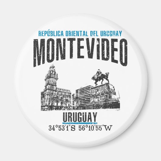 Montevideo Magneet (Voorkant)