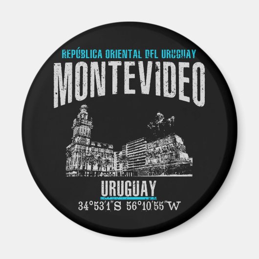 Montevideo Magneet (Voorkant)