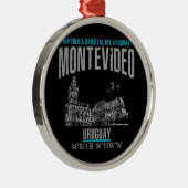 Montevideo Metalen Ornament (Rechts)