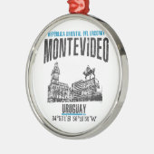 Montevideo Metalen Ornament (Links)