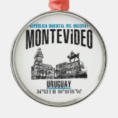 Montevideo Metalen Ornament (Voorkant)