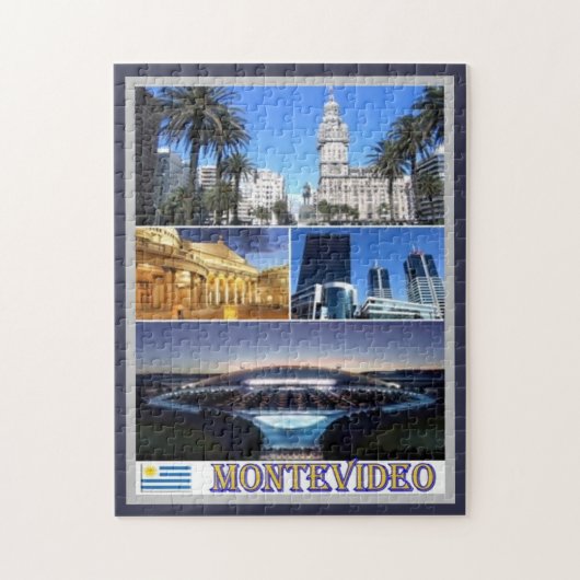 Montevideo Mosaic - Uruguay - Legpuzzel (Verticaal)