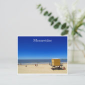 montevideo playa pocitos briefkaart (Staand voorkant)