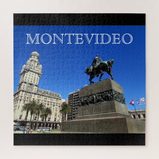 montevideo plaza legpuzzel (Verticaal)