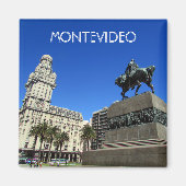 montevideo plaza magneet (Voorkant)