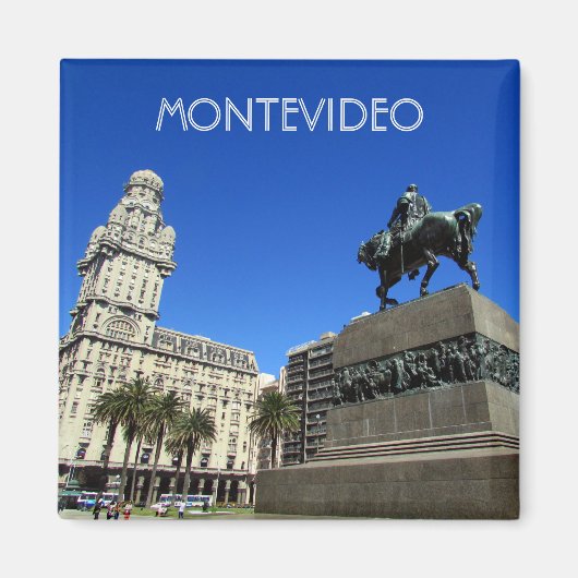 montevideo plaza magneet (Voorkant)
