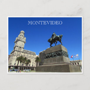 montevideo plaza onafhankencia briefkaart