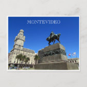 montevideo plaza onafhankencia briefkaart (Voorkant)