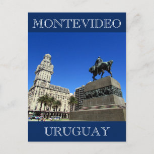 montevideo plaza uruguay briefkaart